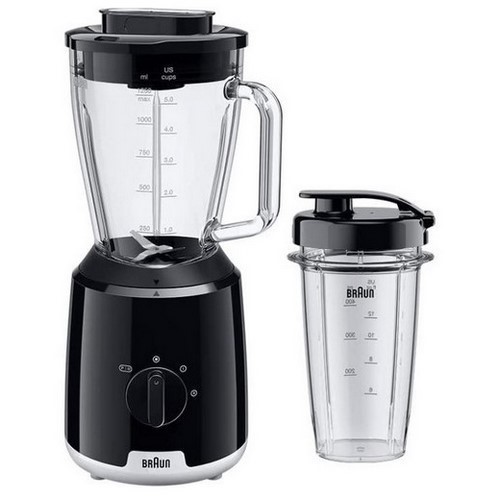 BATIDORA BRAUN JB1051BK 1.5L 600W + VASO SMOOTHIE